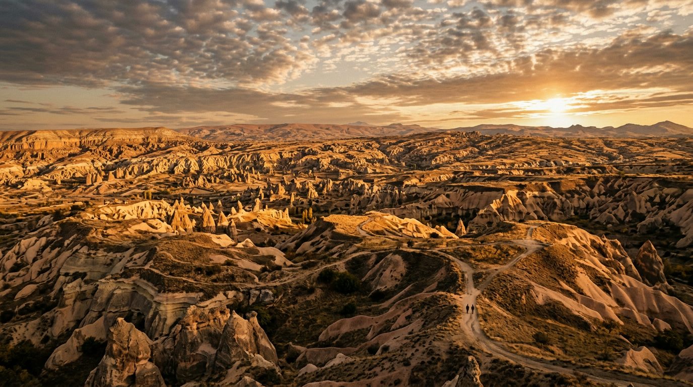 Anatolian landscape panorama